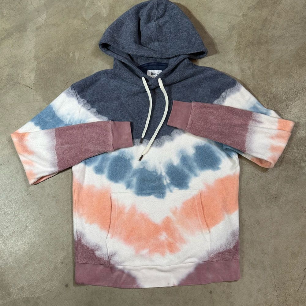 Feat Tie Dye Blanket blend Hoodie Womens Size Small EUC - Picture 12 of 12